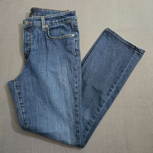 Lauren Ralph Lauren Women 14 (34X30) Mid Rise Premier Slim Straight Leg Jeans